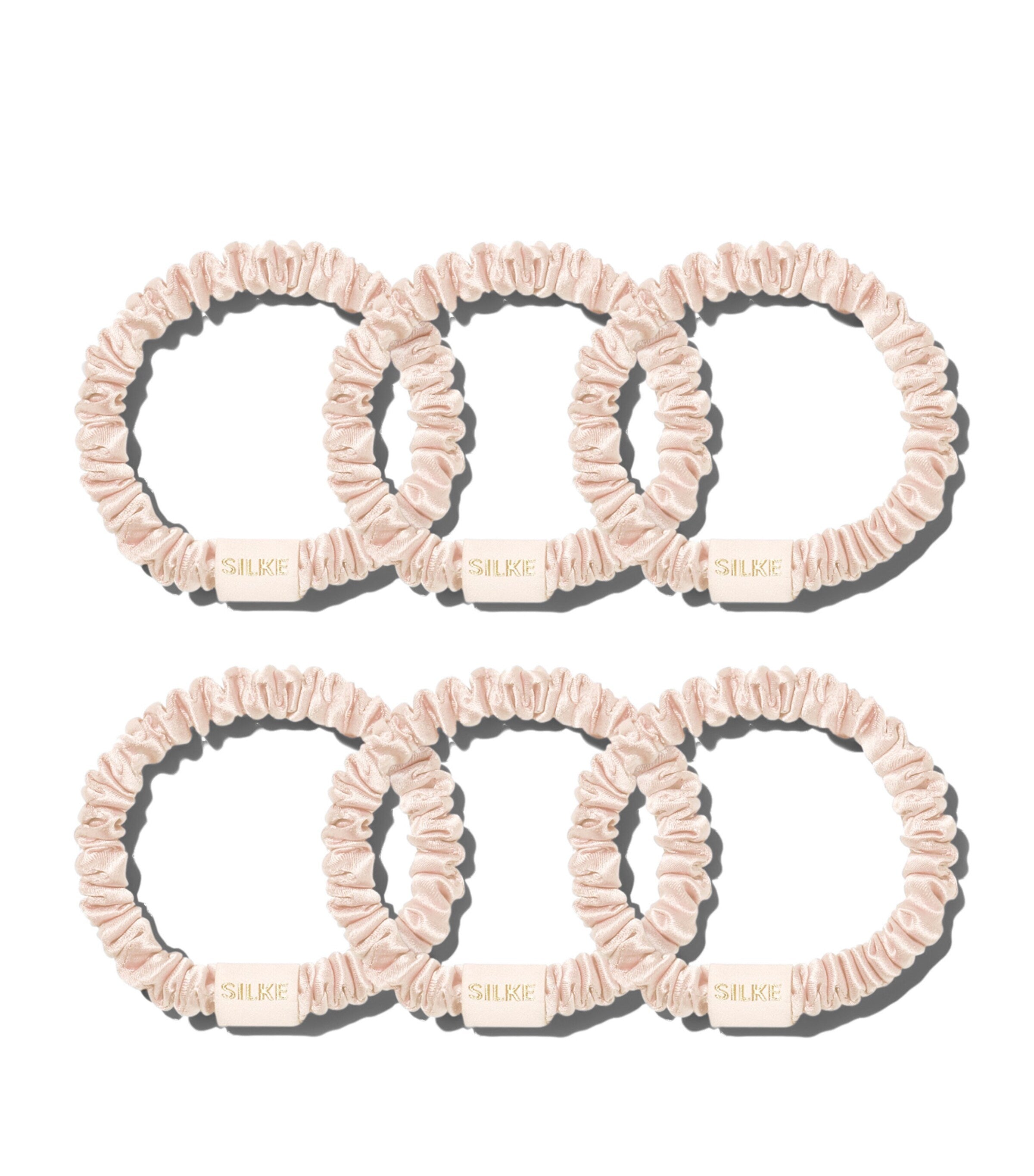 SILKE Mulberry Silk Hair Ties (Set of 6)