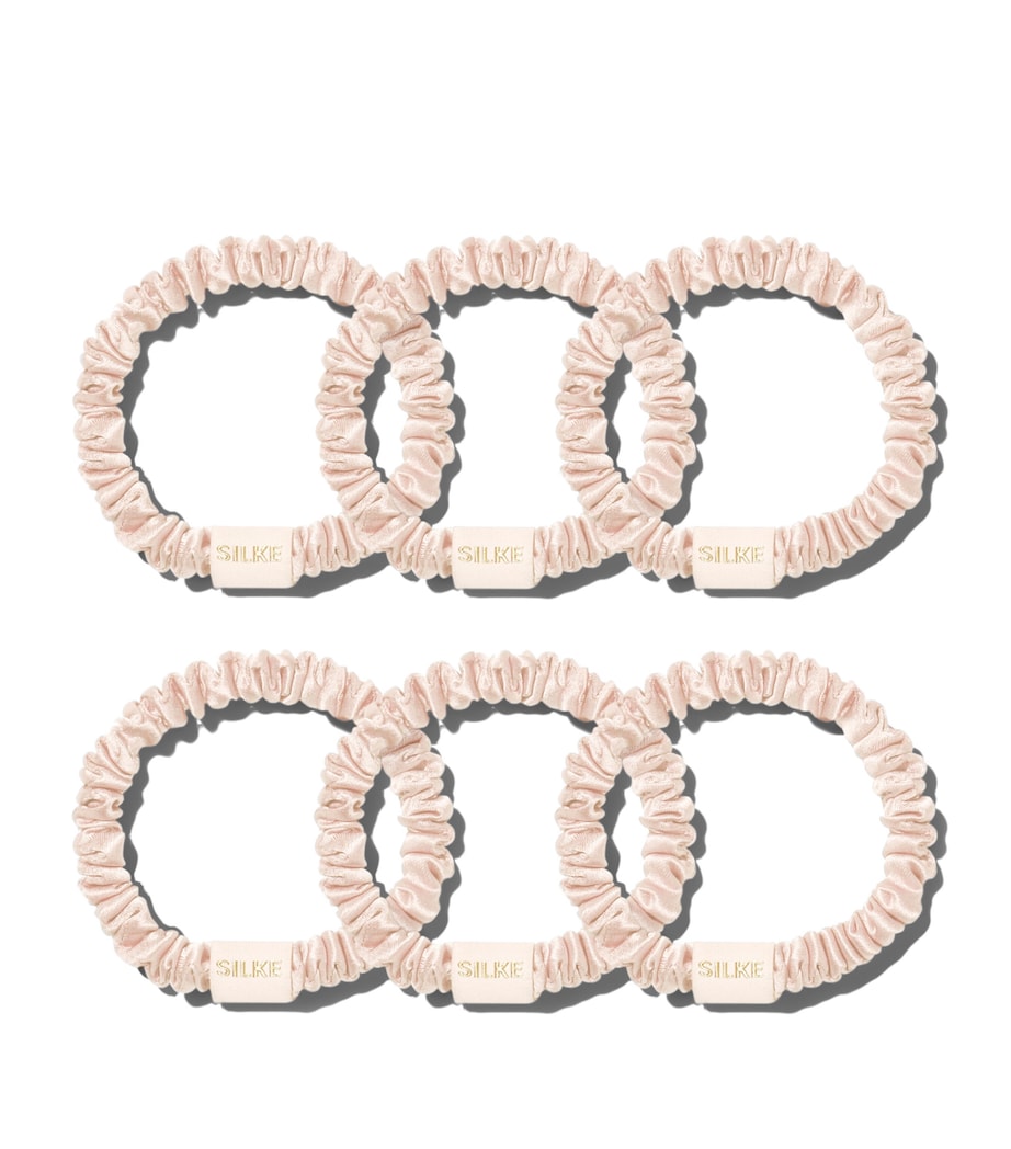 SILKE Mulberry Silk Hair Ties (Set of 6)