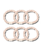 SILKE Mulberry Silk Hair Ties Set of 6 (British brand)
