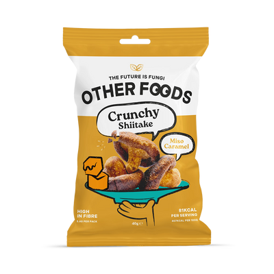 Holland & Barrett Miso Caramel Shiitake Mushroom Crisps 40g- Buy online at McGrocer