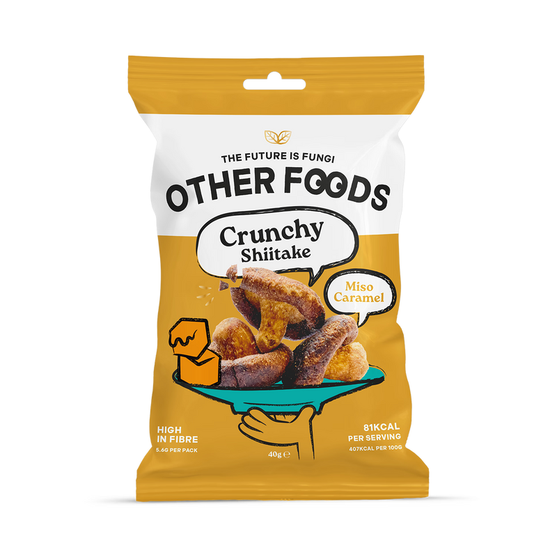 Miso Caramel shiitake mushroom snack 40g, UK version