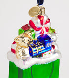 Harrods shopping bag tree decoration 9cm x 4cm, UK version