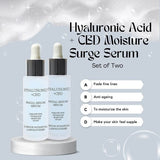 LBL 2 x Hyaluronic Acid + CBD Moisture Surge Serum 30ml GOODS Superdrug   