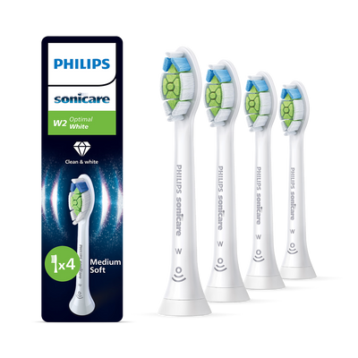 Holland & Barrett Philips Sonicare Optimal White Electric Toothbrush Replacement Brush Heads 4-Pack- Buy online at McGrocer