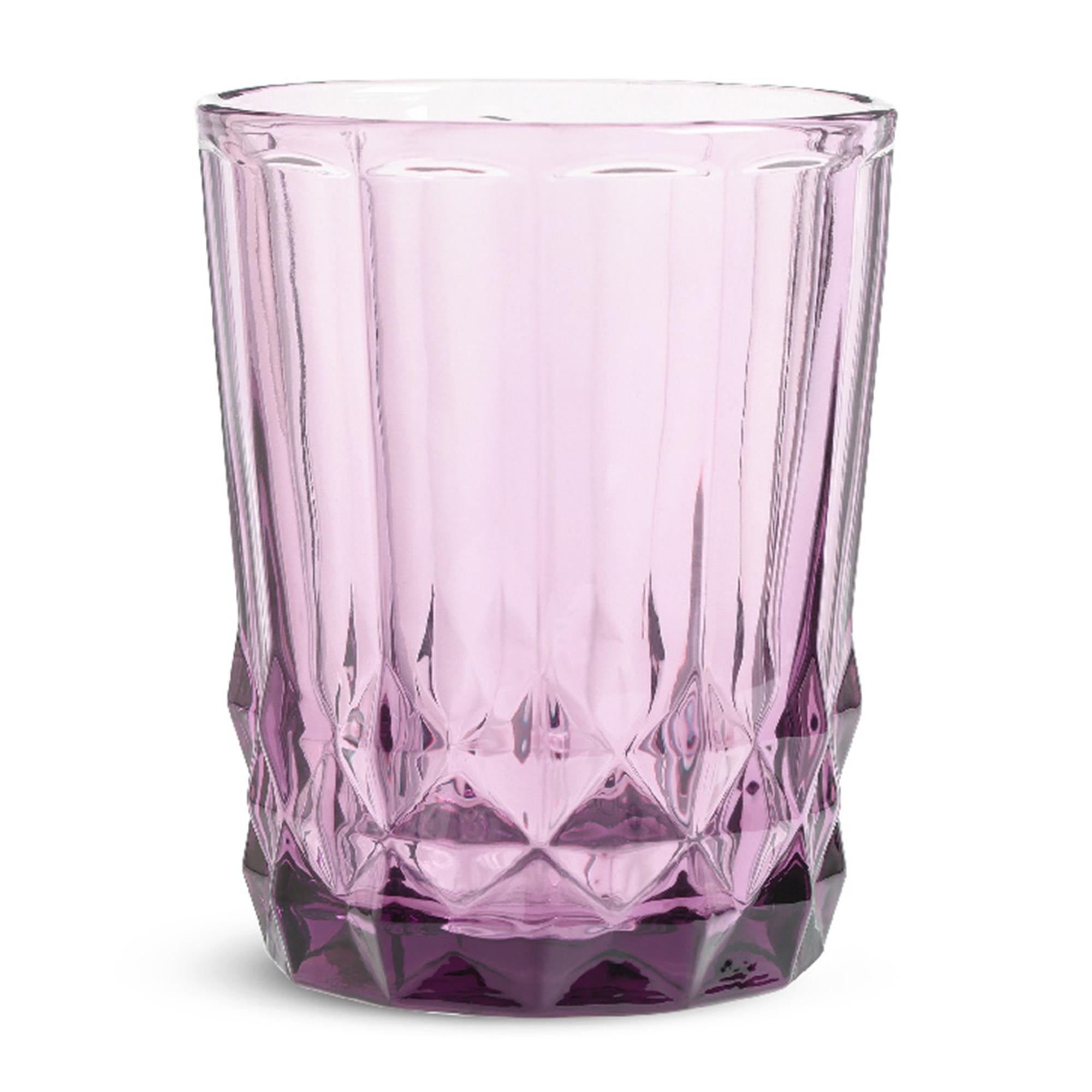 Habitat Plum Pressed Tumbler GOODS Sainsburys   