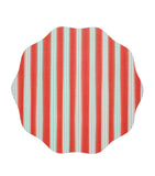 Chilewich x Meri Meri Festive Stripes placemat 38cm - British product