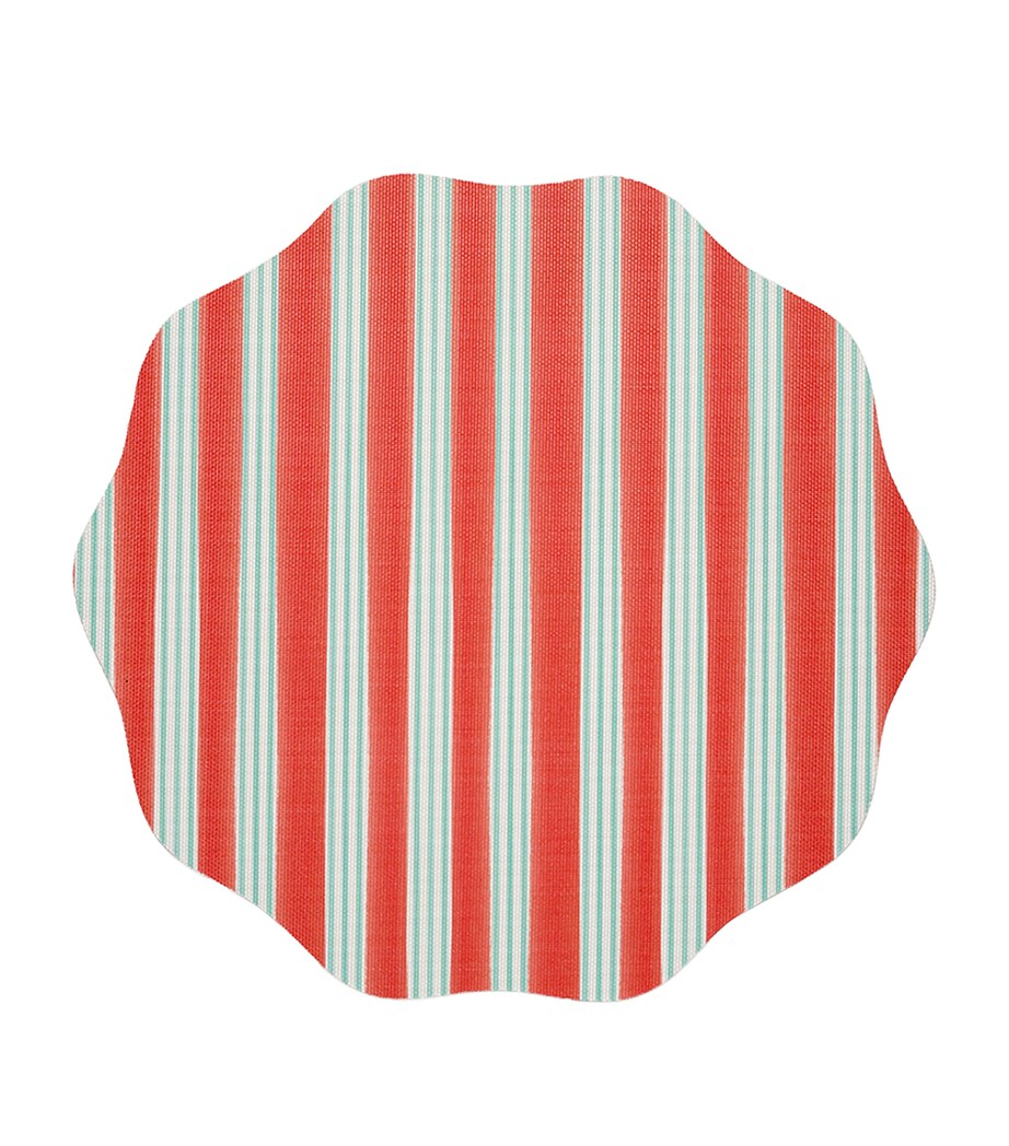 Chilewich x Meri Meri Festive Stripes placemat 38cm - British product