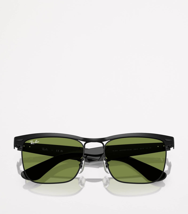 Ray-Ban Wayfarer Deluxe square sunglasses metal frame, UK version