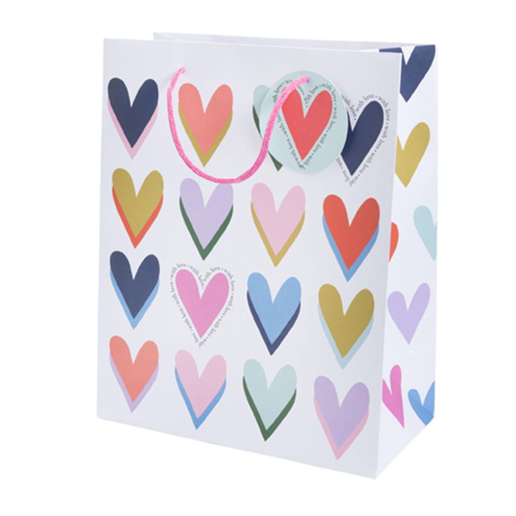 Sainsbury's Home Multicoloured Hearts Bag Large