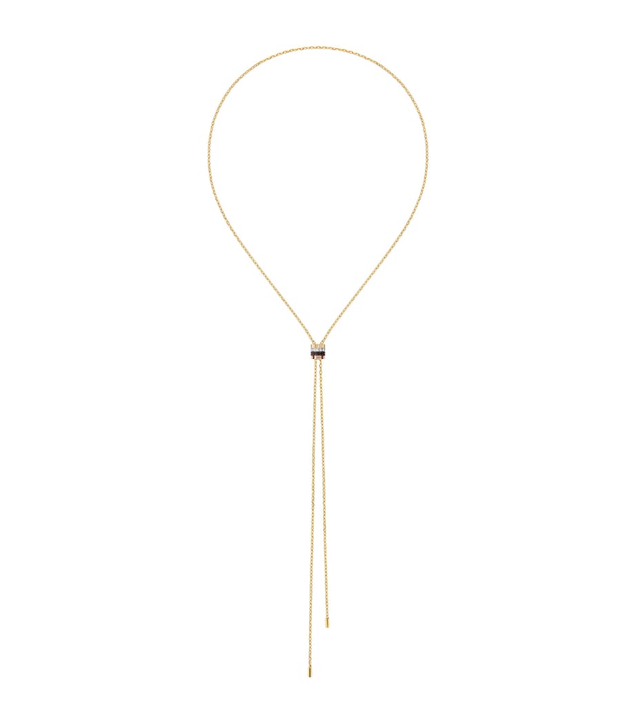 Boucheron Quatre Classique necklace mixed gold diamond - British product