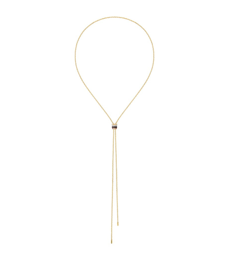 Boucheron Quatre Classique necklace mixed gold diamond - British product