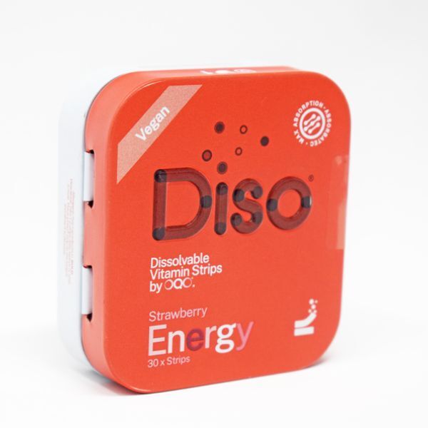 OQO Diso - Energy - Strawberry - 30x Strips GOODS Superdrug   