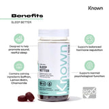 Known Nutrition Sleep Better mixed berry gummy supplement, UK version