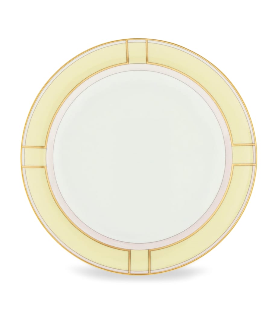 GINORI 1735 porcelain Colonna Diva Giallo side plate 24cm, UK version