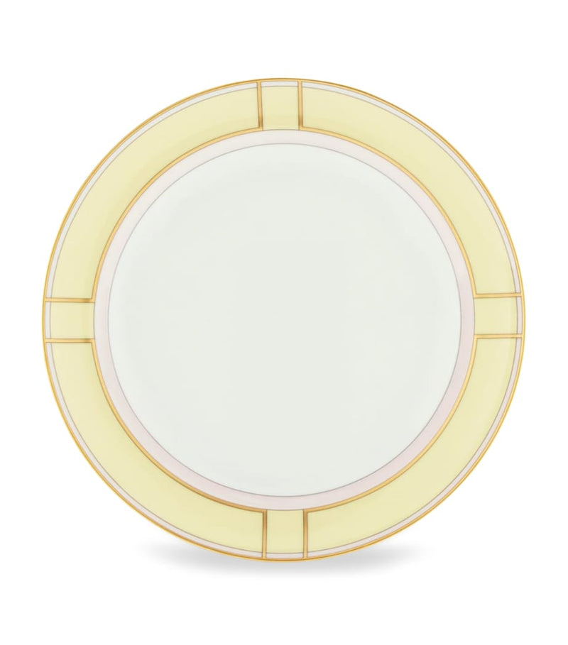GINORI 1735 porcelain Colonna Diva Giallo side plate 24cm, UK version