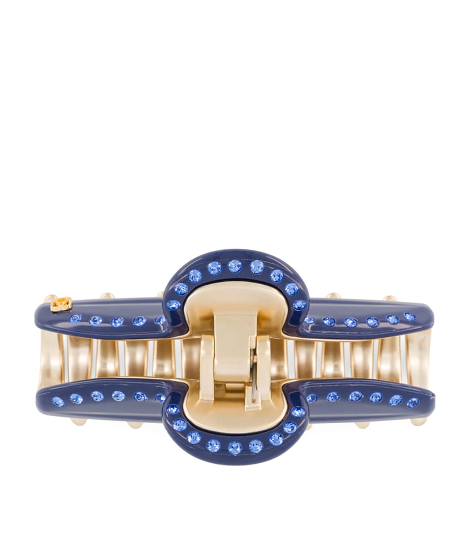 Alexandre de Paris gold-plated claw hair clip 7.5cm (British brand)