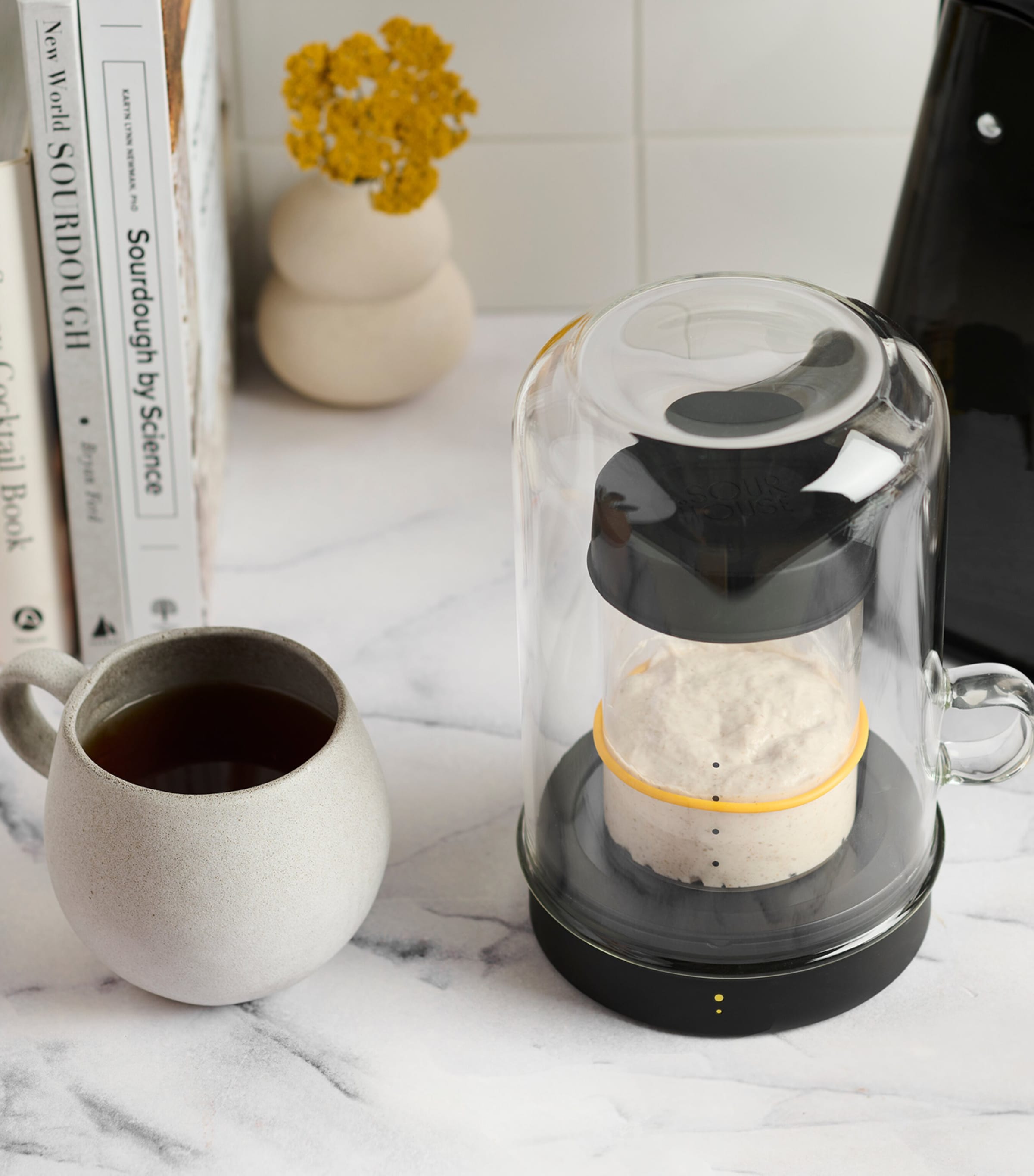 Sourhouse Goldie heated sourdough starter kit, imported from the UK