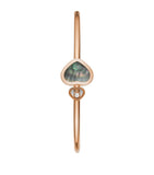 Chopard Happy Hearts bangle rose gold diamond, imported from the UK