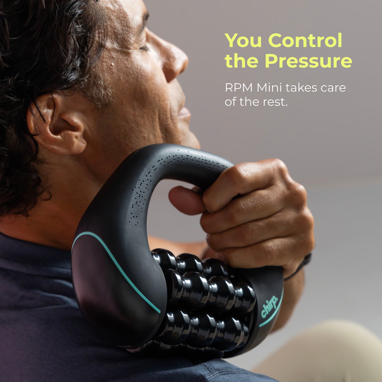 Chirp RPM Mini compact rolling massager, imported from the UK