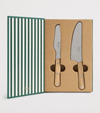 Harrods bread and jam knife set, UK version