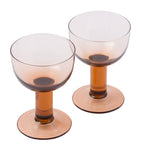 Prada Plinth red wine glasses set of 2, imported from the UK