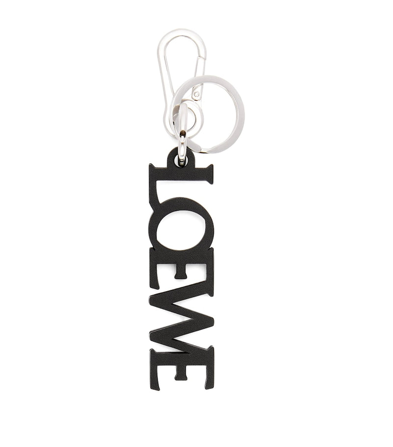 LOEWE leather logo keychain, UK version