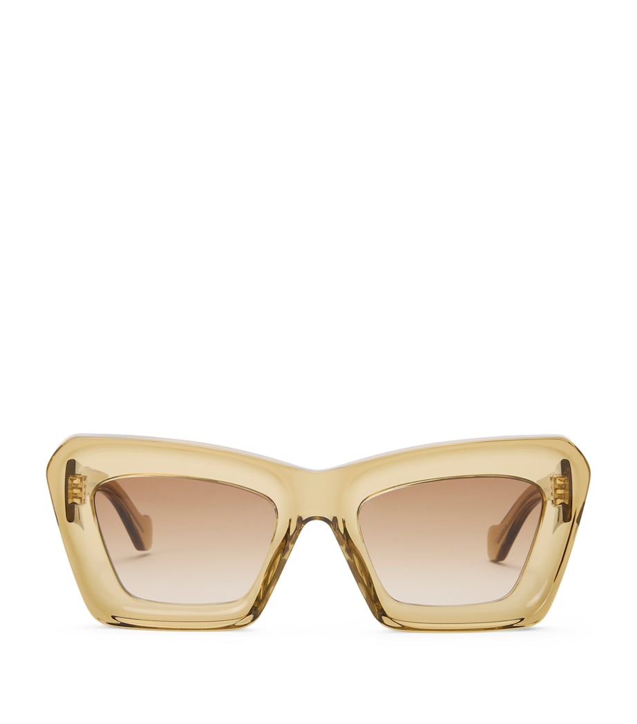 LOEWE bevelled cat eye sunglasses, UK version