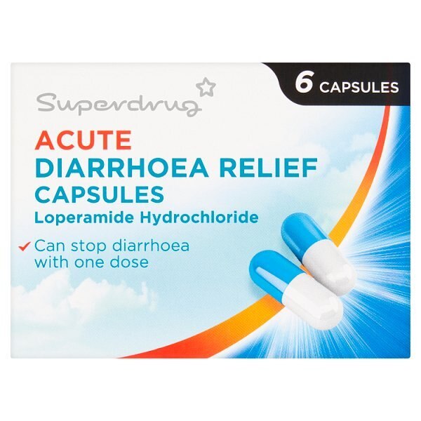 Superdrug Acute Diarrhoea Relief Capsules x 6 GOODS Superdrug   