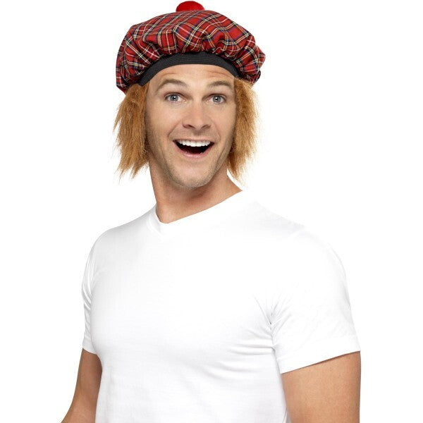 Smiffys Tam-O-Shanter Tartan Hat