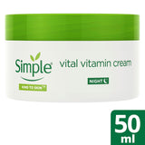 Simple Kind to Skin Vital Vitamin Night Cream 50ml Make Up & Beauty Accessories Boots   