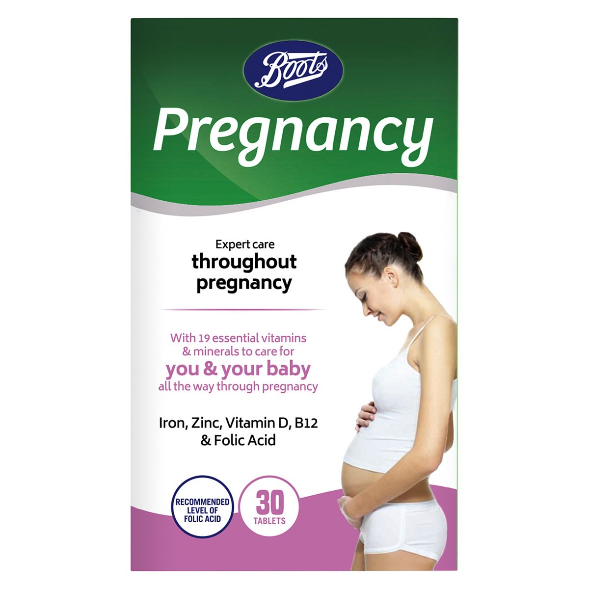 Boots Pregnancy Essential Vitamins - 30 Tablets GOODS Boots   