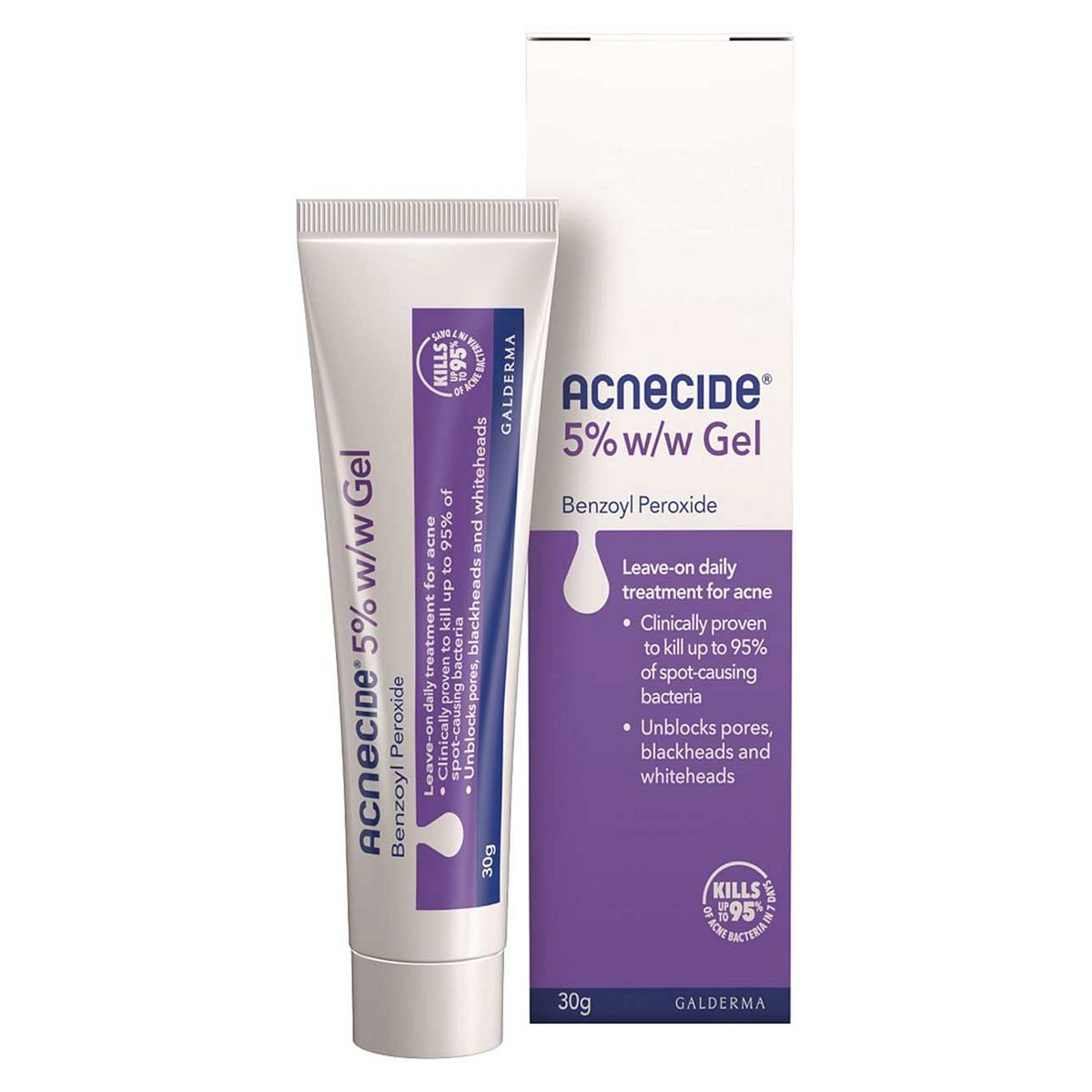 Acnecide Gel Spot Treatment with 5% Benzoyl Peroxide for Acne-Prone Skin 30g GOODS Boots   