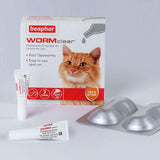 Beaphar WORMclear Worming Spot-On for Cats   6 per pack