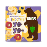 BEAR Smoothie Fruit Yoyos Blueberry & Banana Multipack   5 x 20g