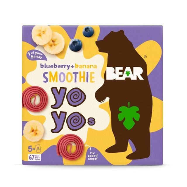 BEAR Smoothie Fruit Yoyos Blueberry & Banana Multipack