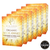 Beau-T-Full Tea Organic Wide Awake Tea Bags, 6 x 15 Pack