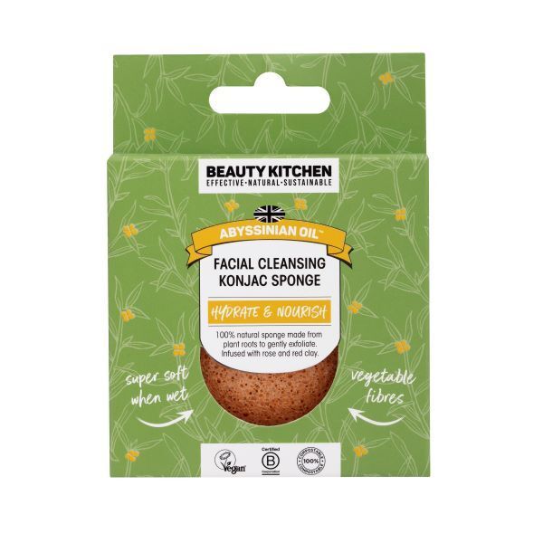 Beauty Kitchen Abyssinian Oil Cleansing Konjac Sponge