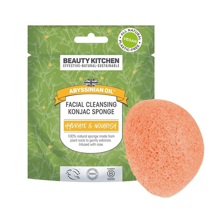 Beauty Kitchen Abyssinian Oil Facial Cleansing Konjac Sponge