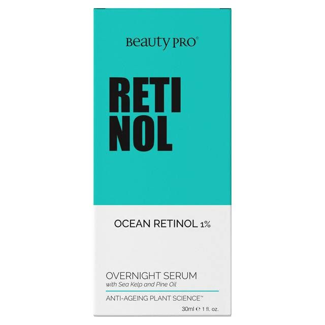 Beauty Pro Retinol Overnight Serum with Sea Kelp & Pine Oil 30ml