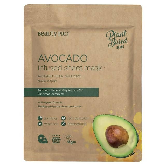 BeautyPro Avocado Infused Sheet Mask 22ml