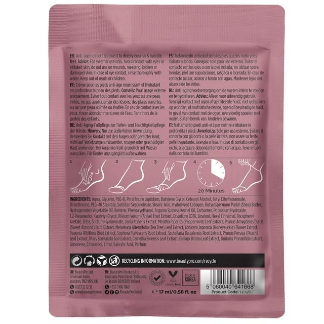 BeautyPro Foot Therapy Collagen Infused Bootie   30g