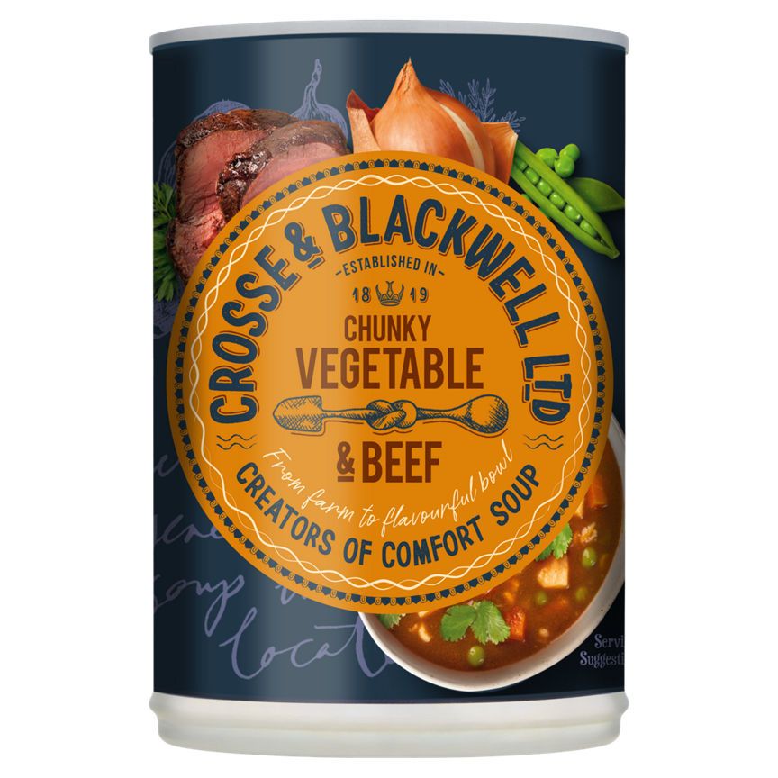 Crosse & Blackwell Chunky Vegetable & Beef Soup GOODS ASDA   