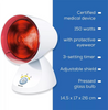 Beurer IL35 white infrared lamp with digital timer, imported from the UK