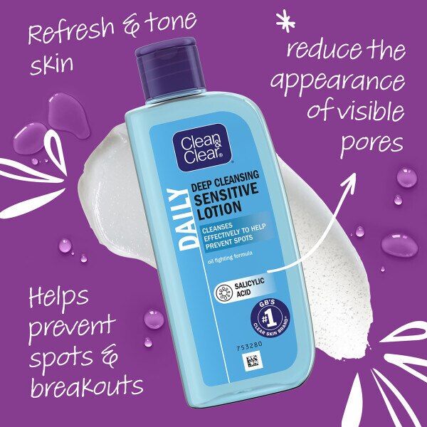 Clean & Clear Sensitive Cleansing Lotion 200ml GOODS Superdrug   