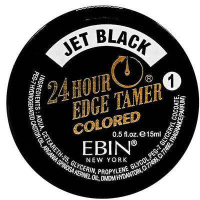 Superdrug Ebin 24 Hour Edge Tamer Jet Black Hair Gel 15 ml- Buy online at McGrocer