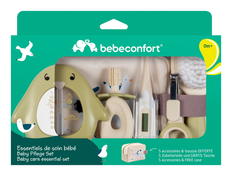 Bebeconfort baby toiletry set Dog & Sea compact case - British product