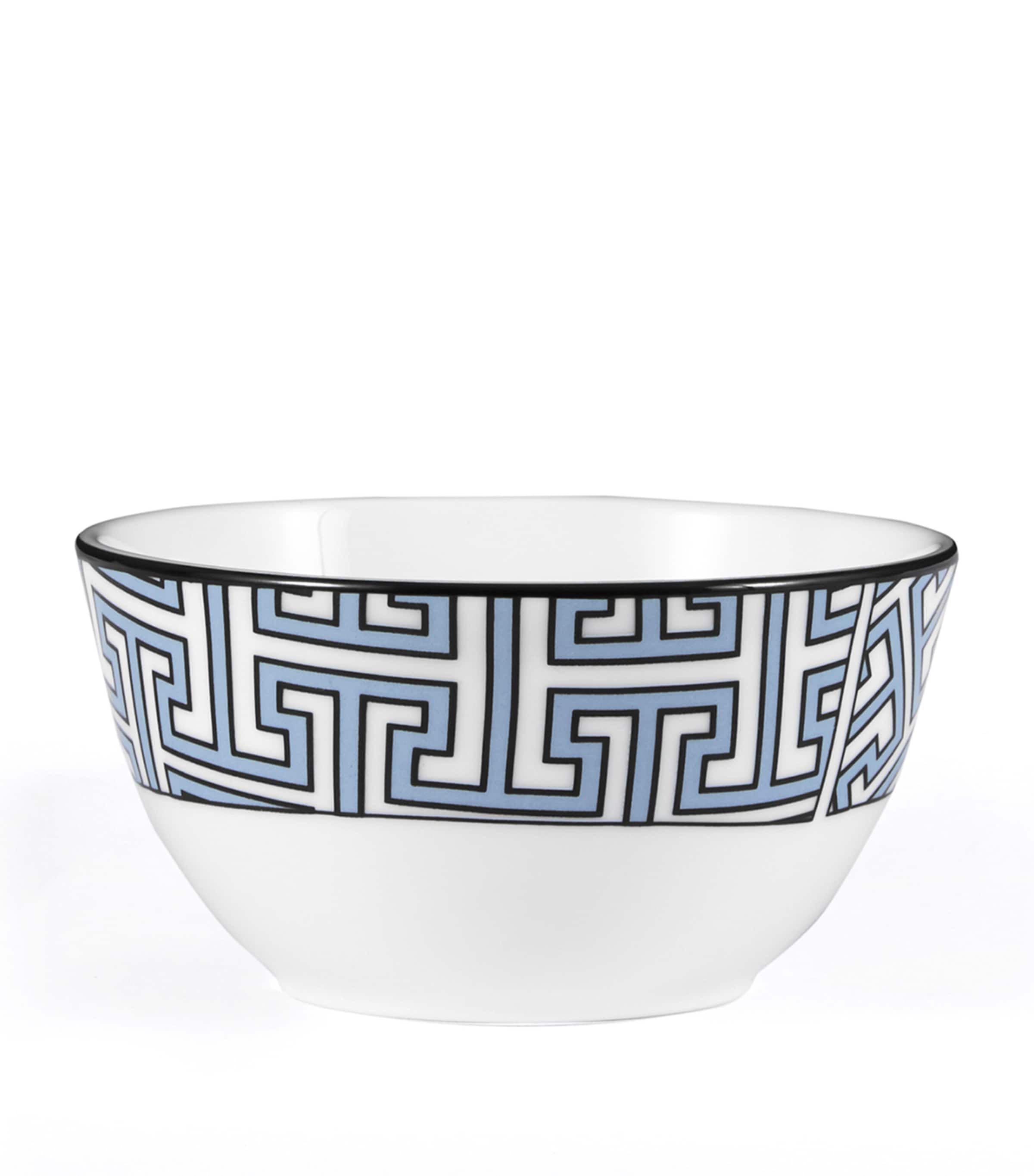 O.W. London Maze geometric print sugar bowl 6cm, imported from the UK