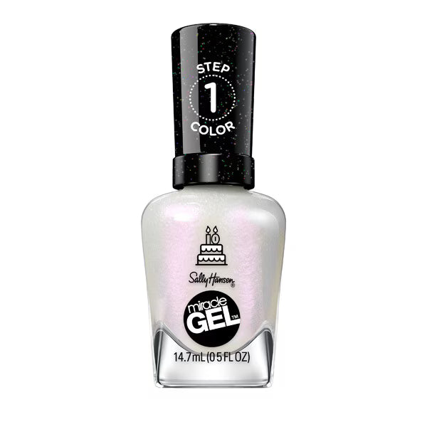 Sally Hansen Miracle Gel Nail Polish Twinkle Whites (British brand)