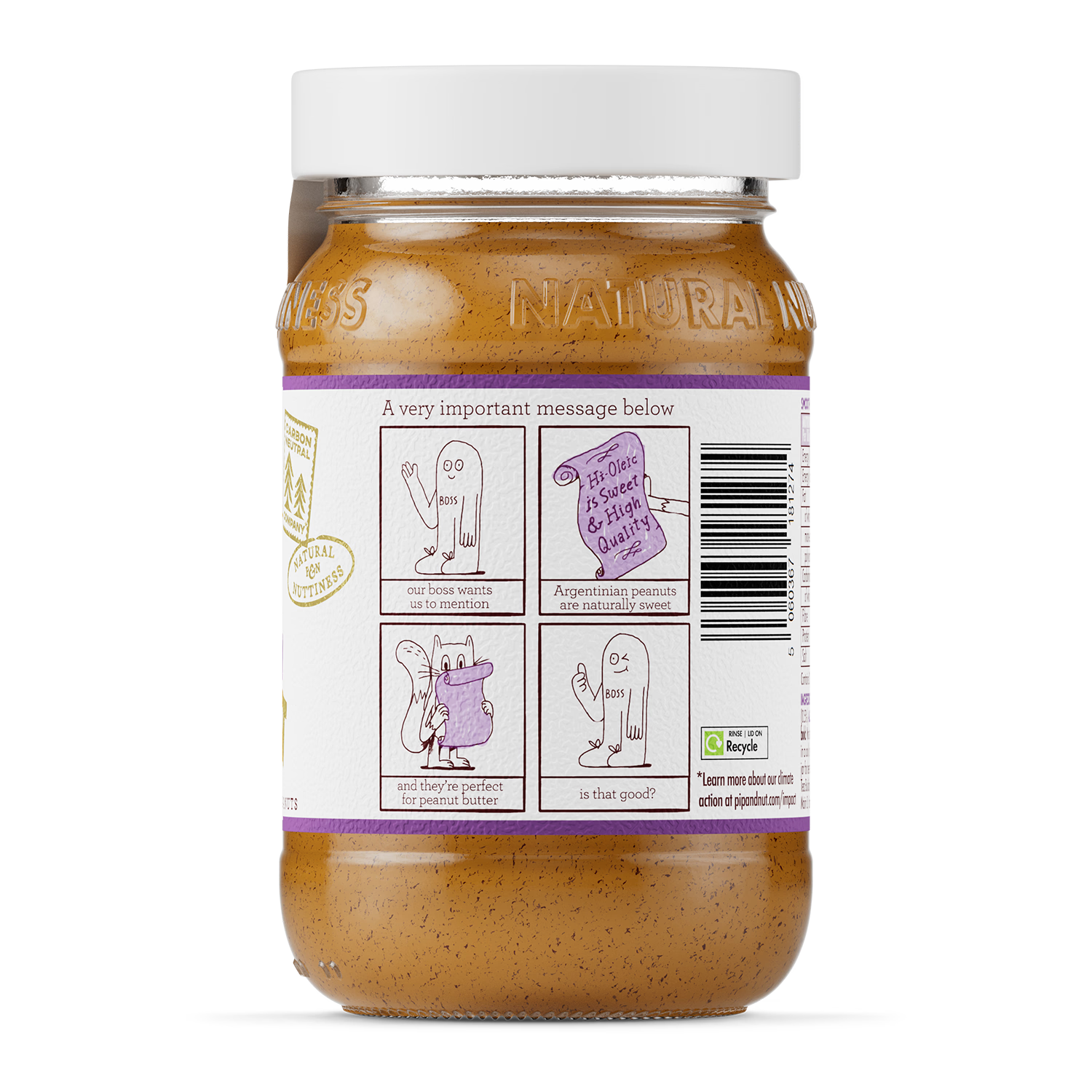 Pip & Nut smooth peanut butter 300g, UK version