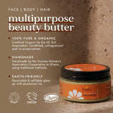 Fushi Organic Shea Butter 200g (British brand)